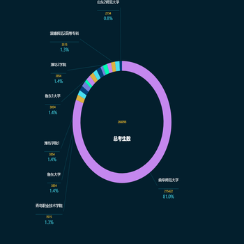 饼图图例超出图标边界