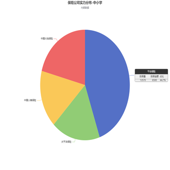 保险公司实力分布-普通中学
