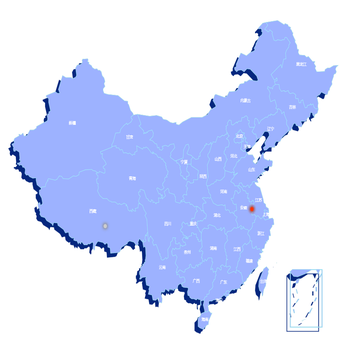 中国地图-标注-轮播显示数据