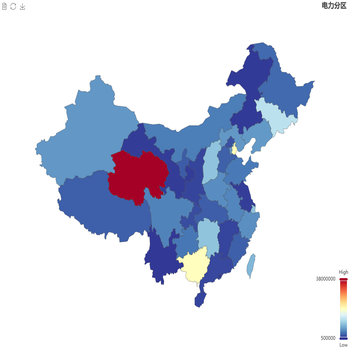 自定义中国地图，将内蒙古分为蒙东和蒙西，将河北分为冀北和河北
