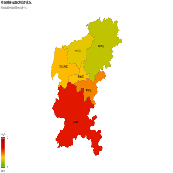 贵阳市行政区域图