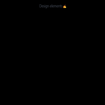 Design elements✍