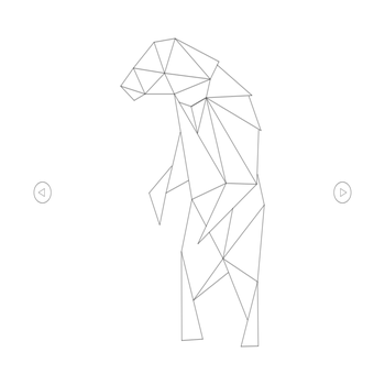 low poly style animals