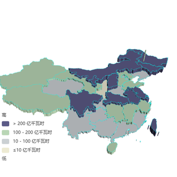 3d地图添加柱状图，省份凸起