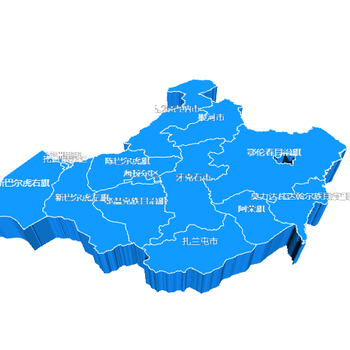 呼伦贝尔3Dmap
